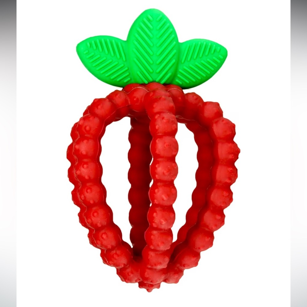 Baby Strawberry Teething Toy